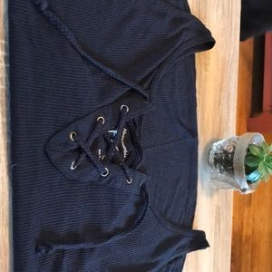 Abercrombie & Fitch navy tank top